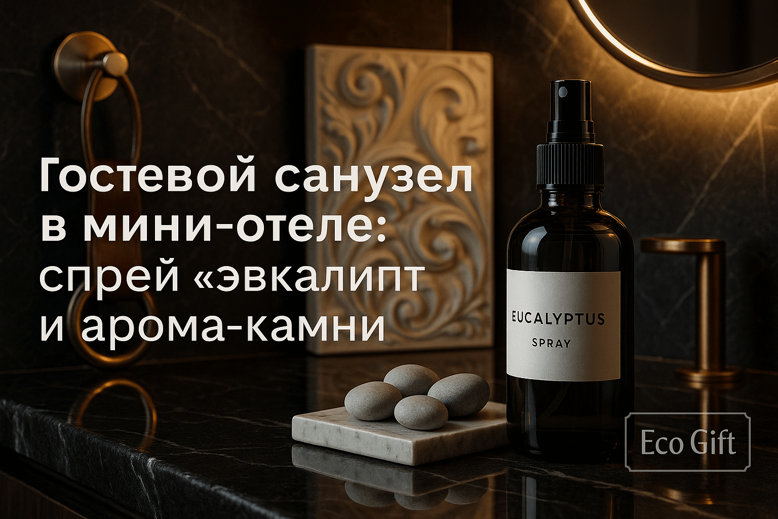 Гостевой санузел: как создать атмосферу чистоты с эвкалиптом