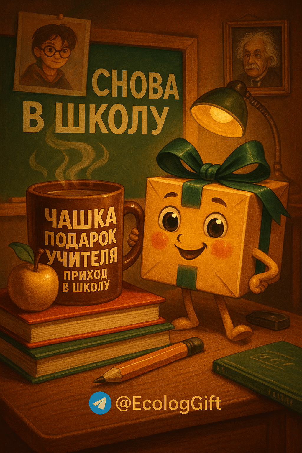 DIY-подарок кружка учителю