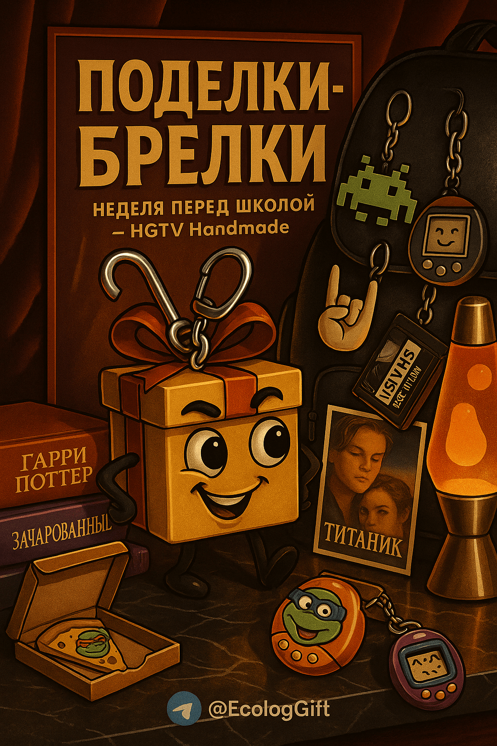 Создай стильные брелоки для рюкзака к учебному сезону легко и быстро