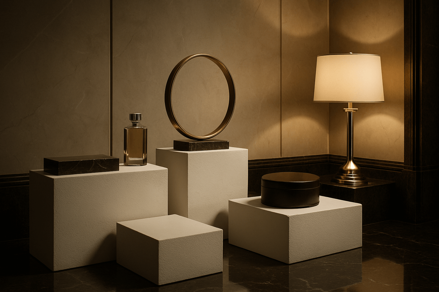 Гипсовые подиумы: создайте домашний уют в стиле музейного дизайна