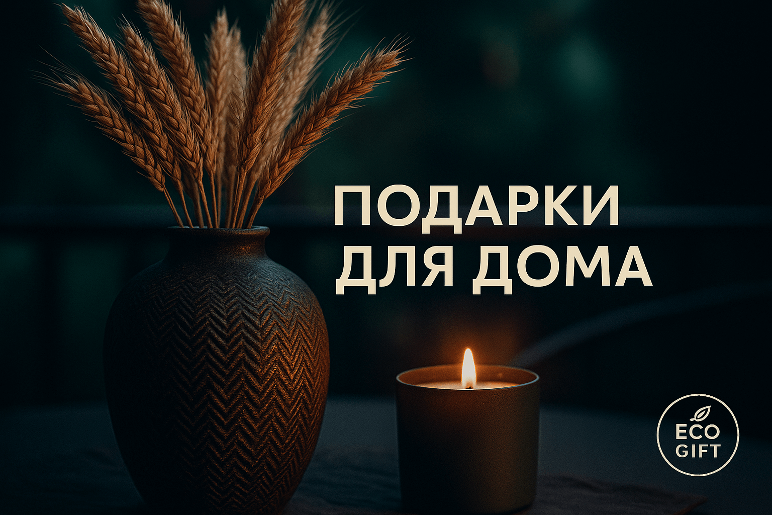 Круглая композиция для круглого стола: создаём уют с вазой и свечой