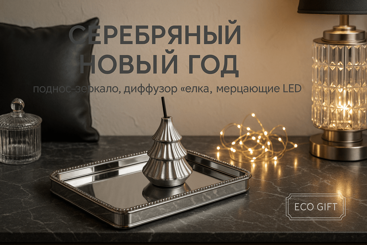Секреты серебряного нового года: как создать уют с LED и диффузором