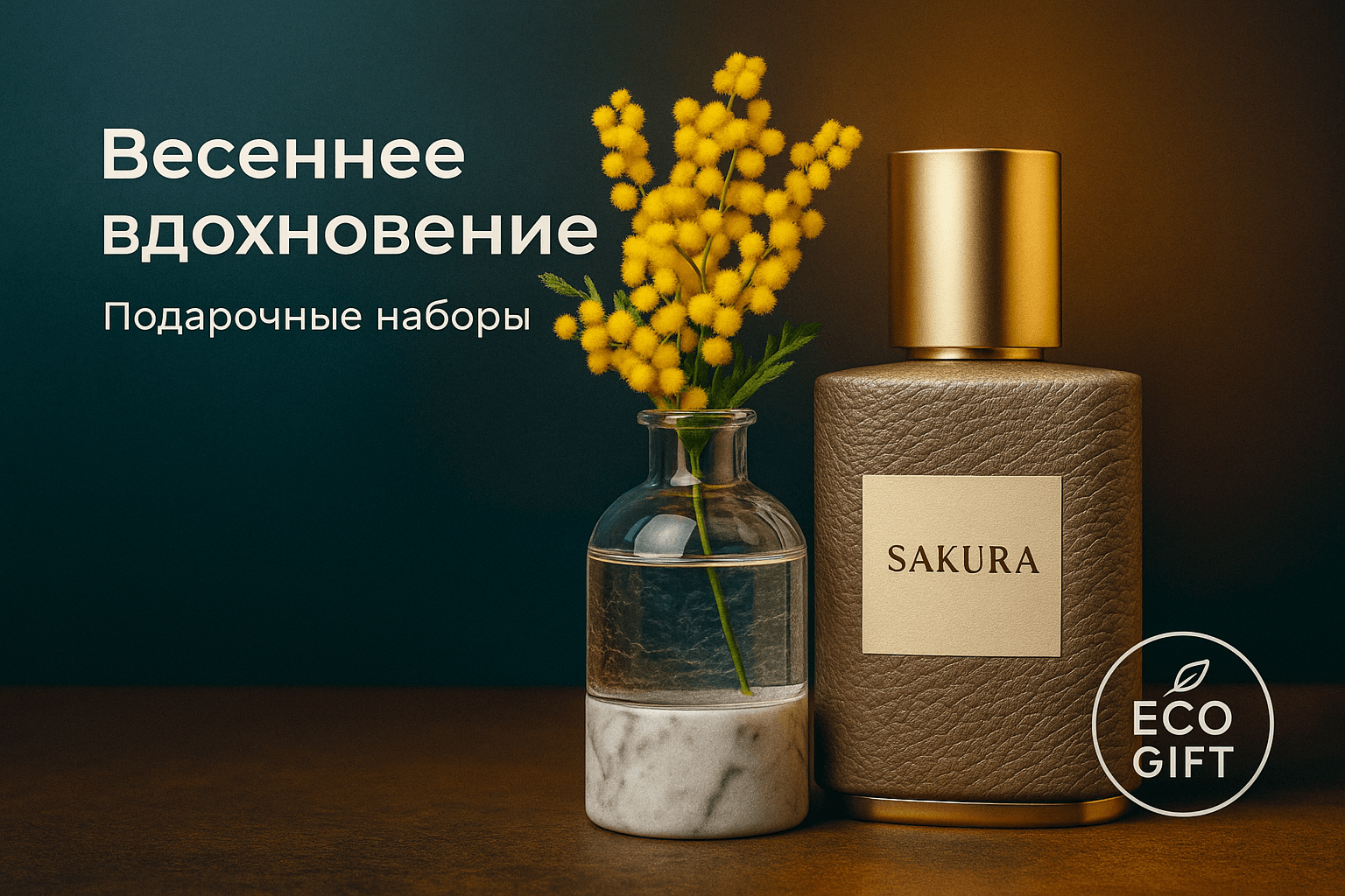 Весенний флакон: мимоза и аромат сакуры в 3 шага