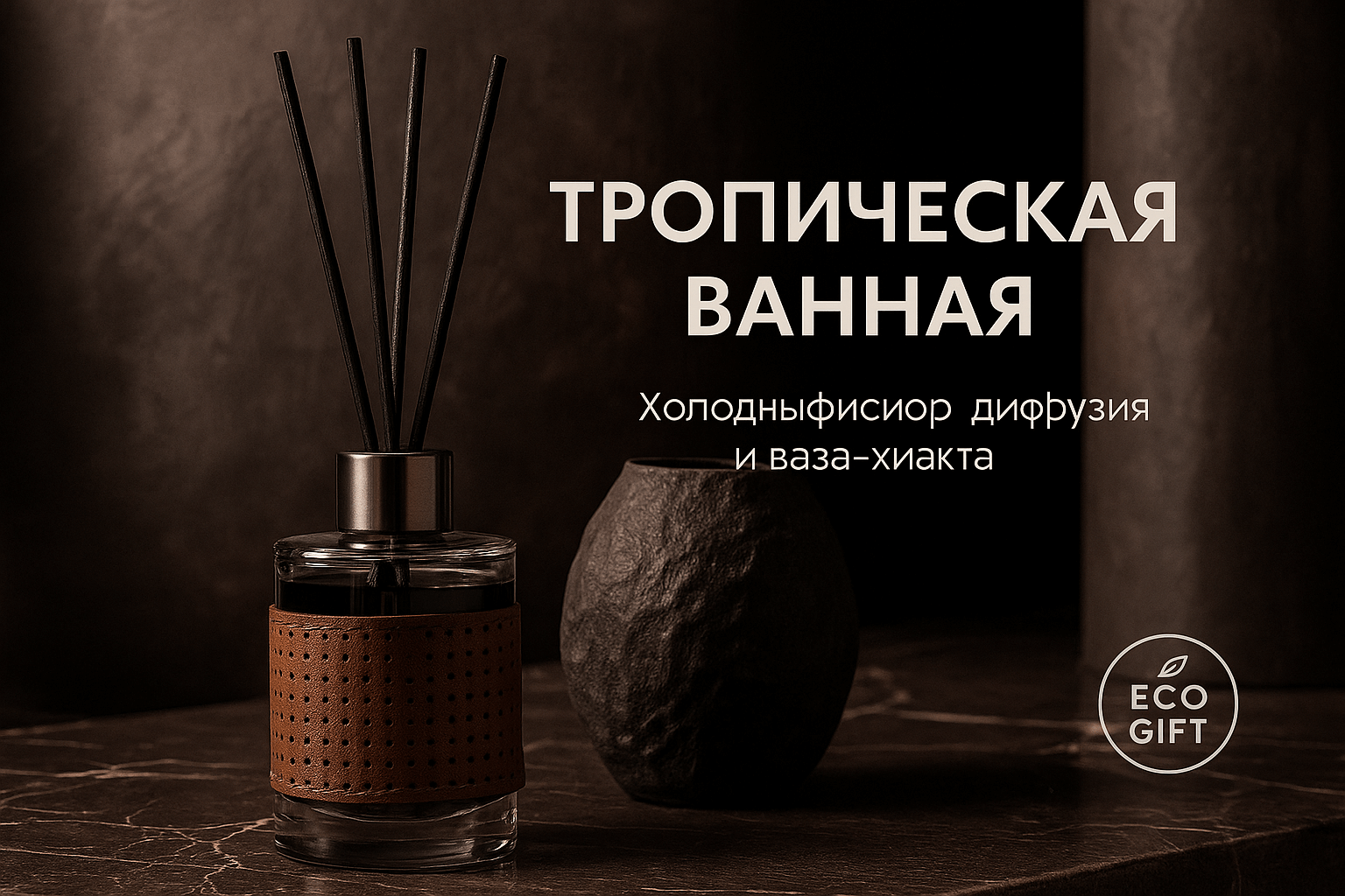 Создайте тропическую ванную: ароматерапия и ваза-хиакта