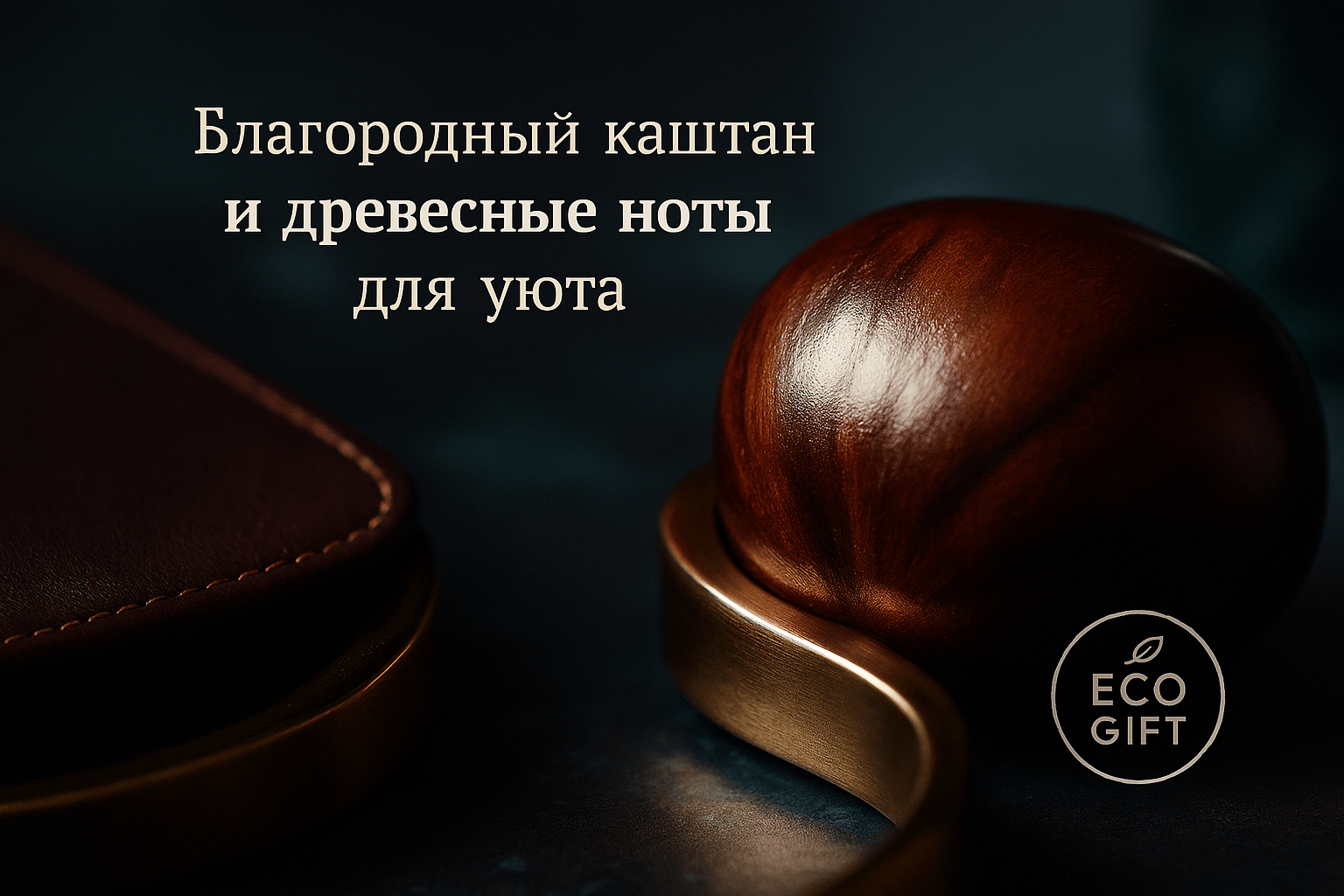 Благородный каштан и древесные ноты для уюта