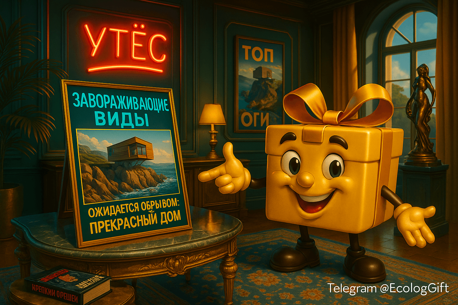 Дом на скале: захватывающий вид на атлантику