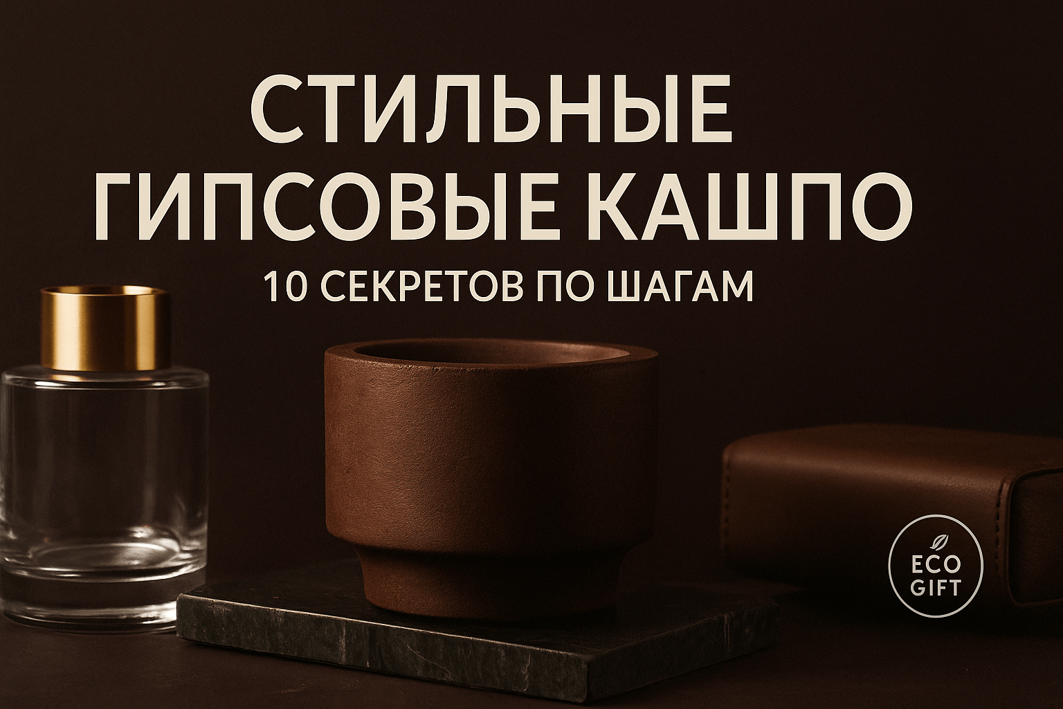 Гипсовые кашпо: мастер-класс и 10 лайфхаков