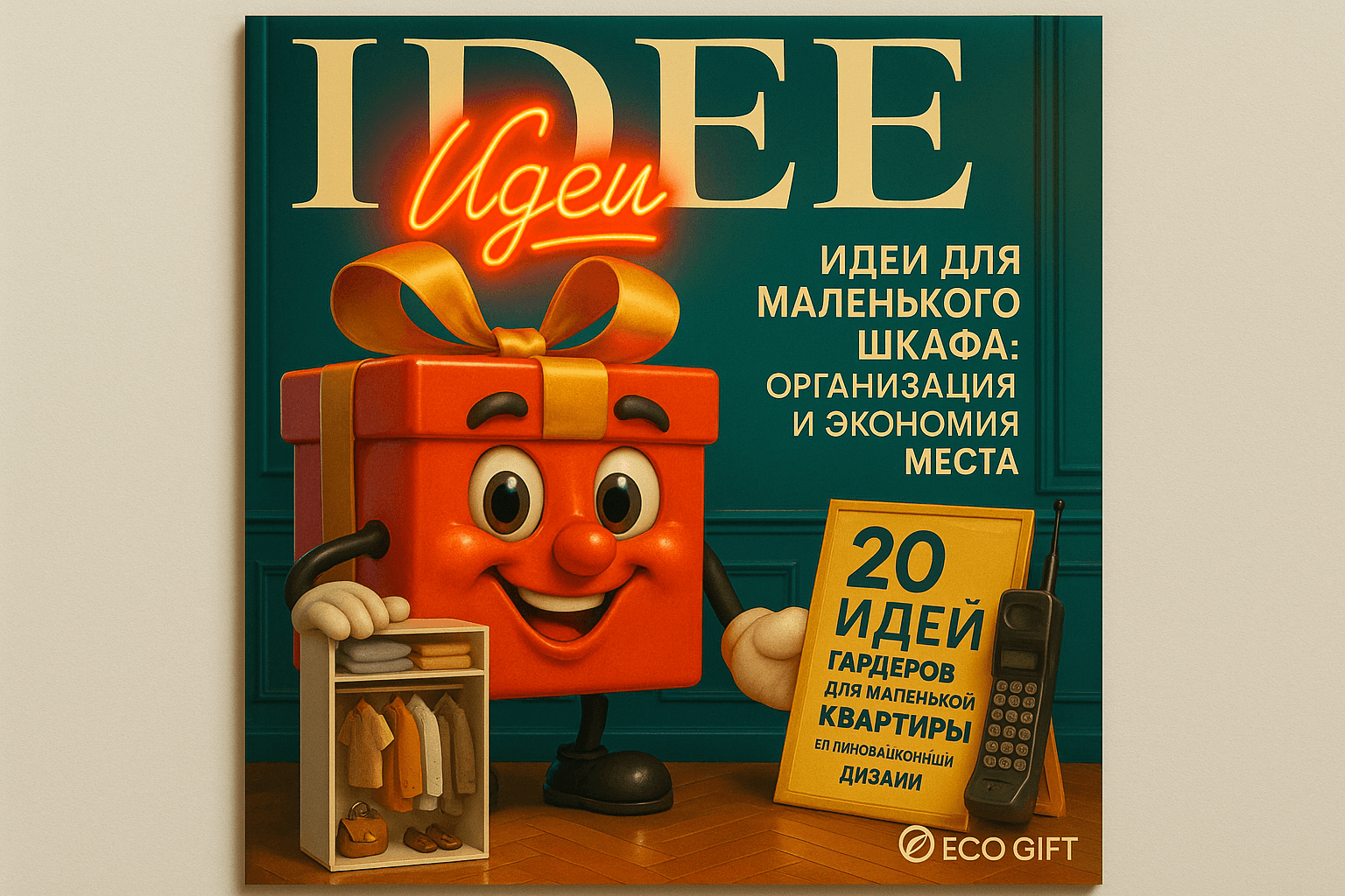 Идеи для маленького шкафа: порядок и экономия пространства