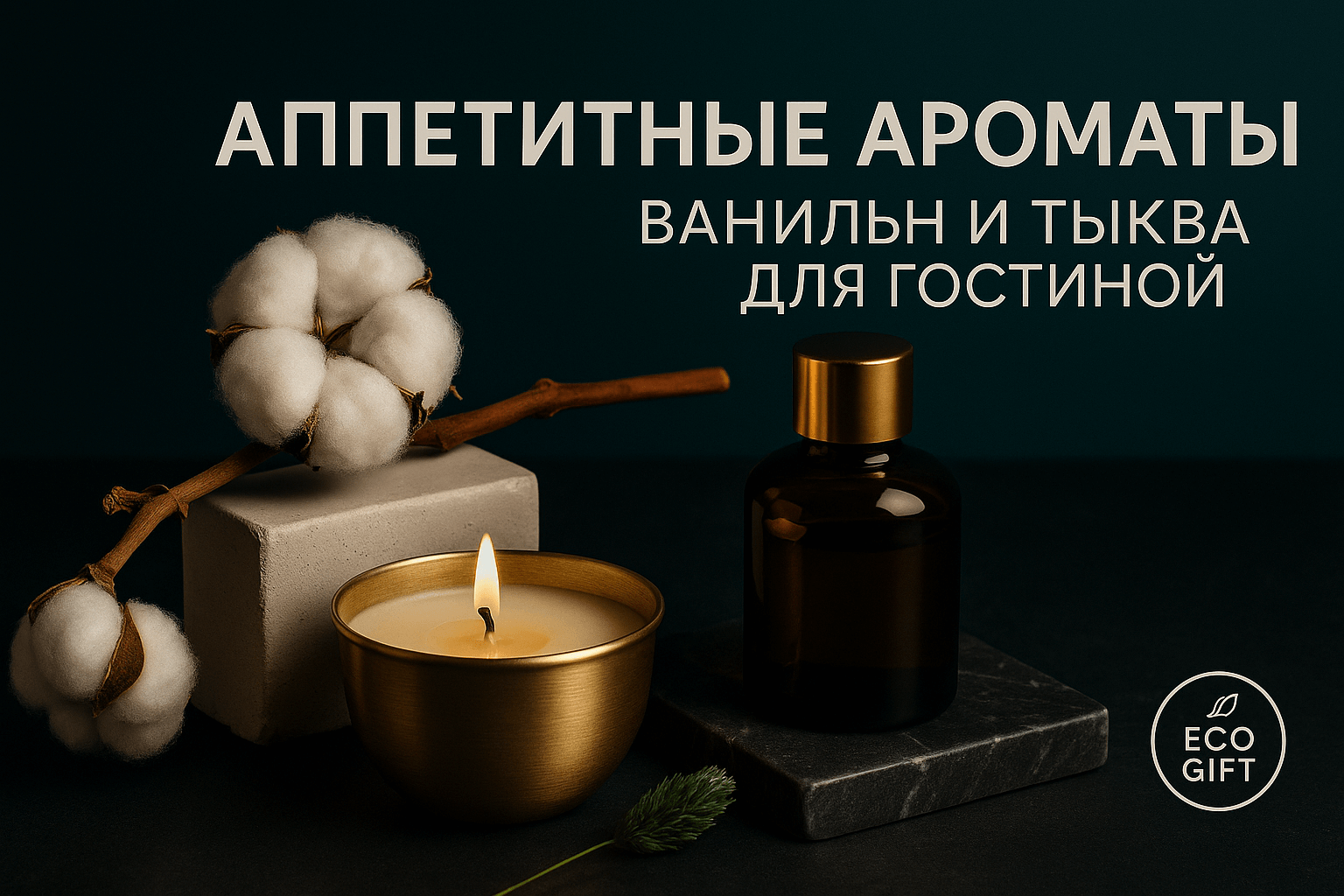 Кекс-ароматы: ванильные и тыквенные для гостиной