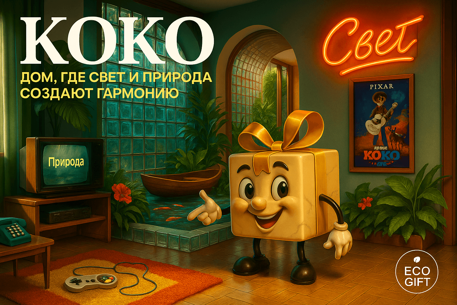 Коко: дом, где свет и природа создают гармонию