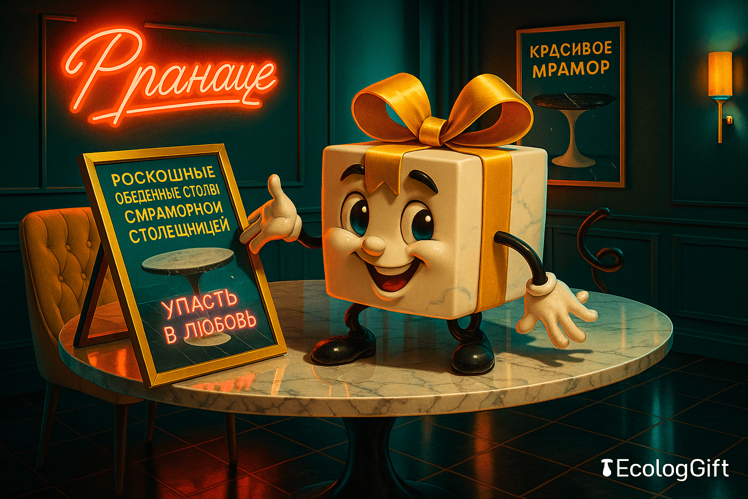 Мраморные столы: 7 идей для эффектной столовой