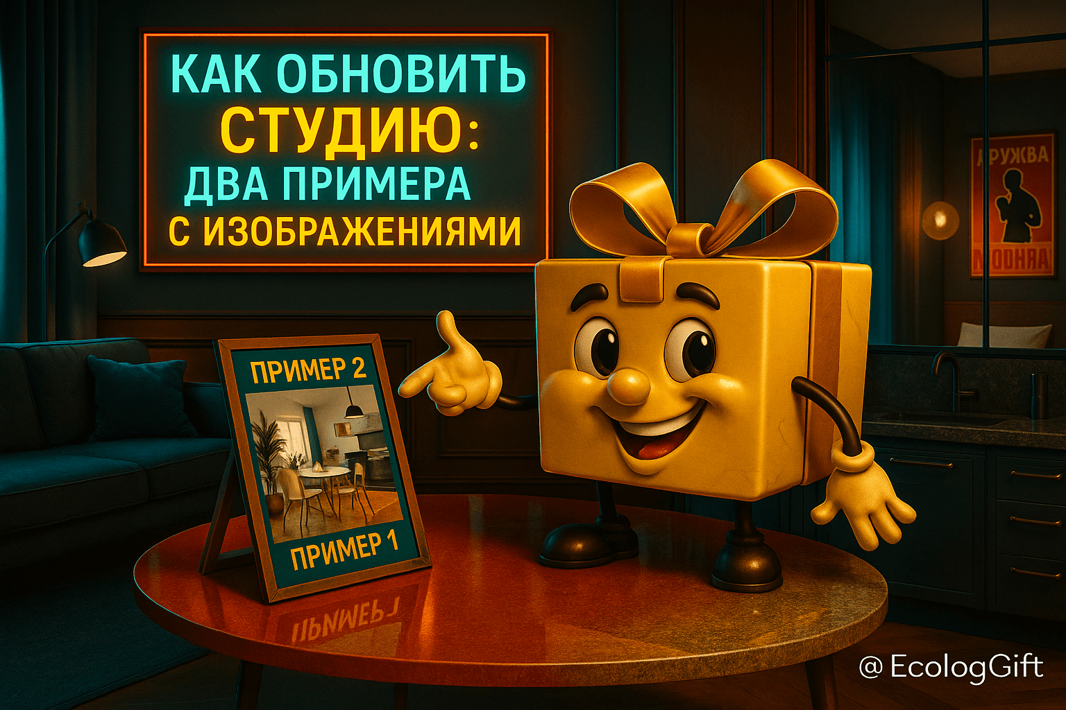 Преобразите студию: 2 стильные идеи с фото