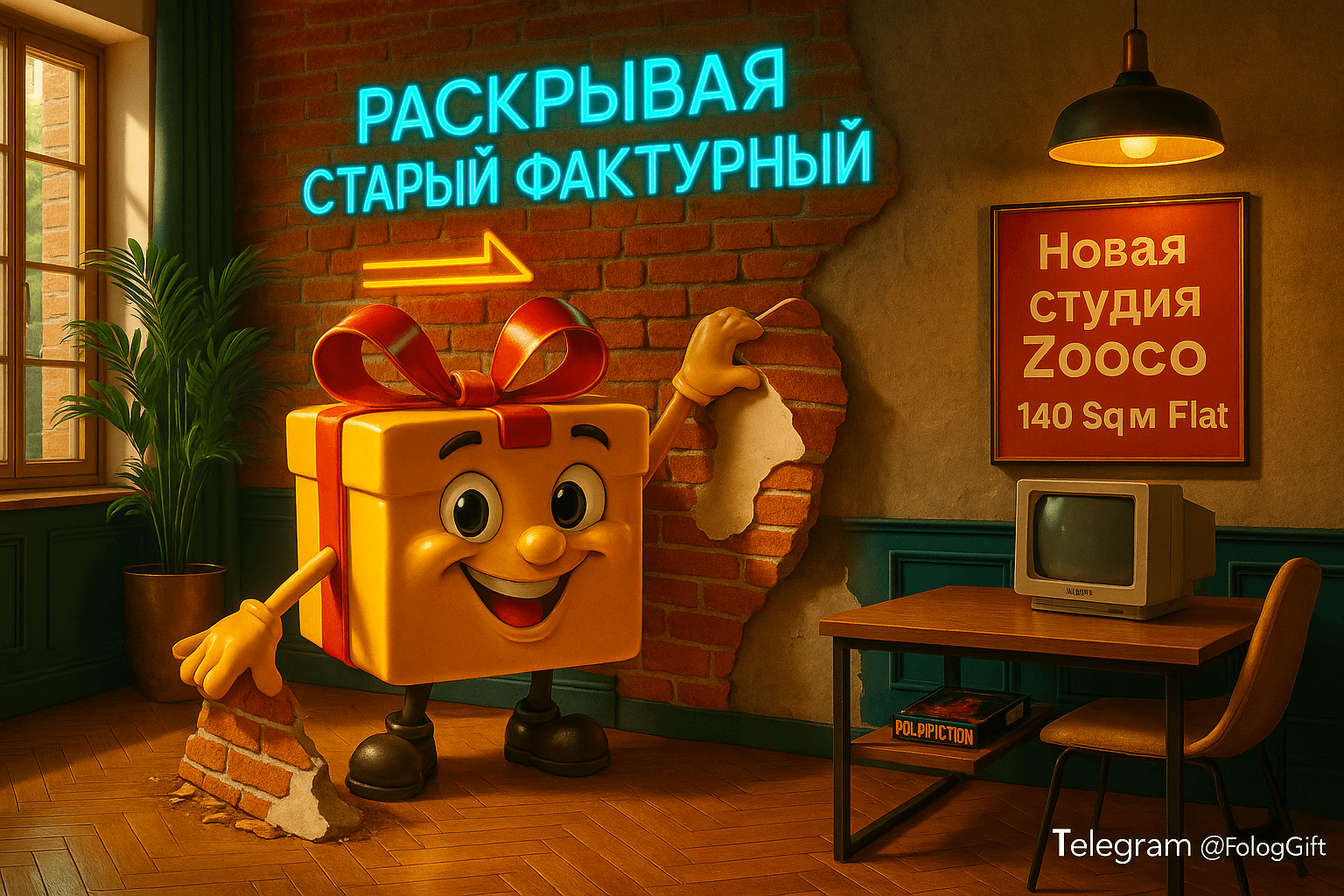 Студия zooco в мадриде — 140 м² текстур и идей