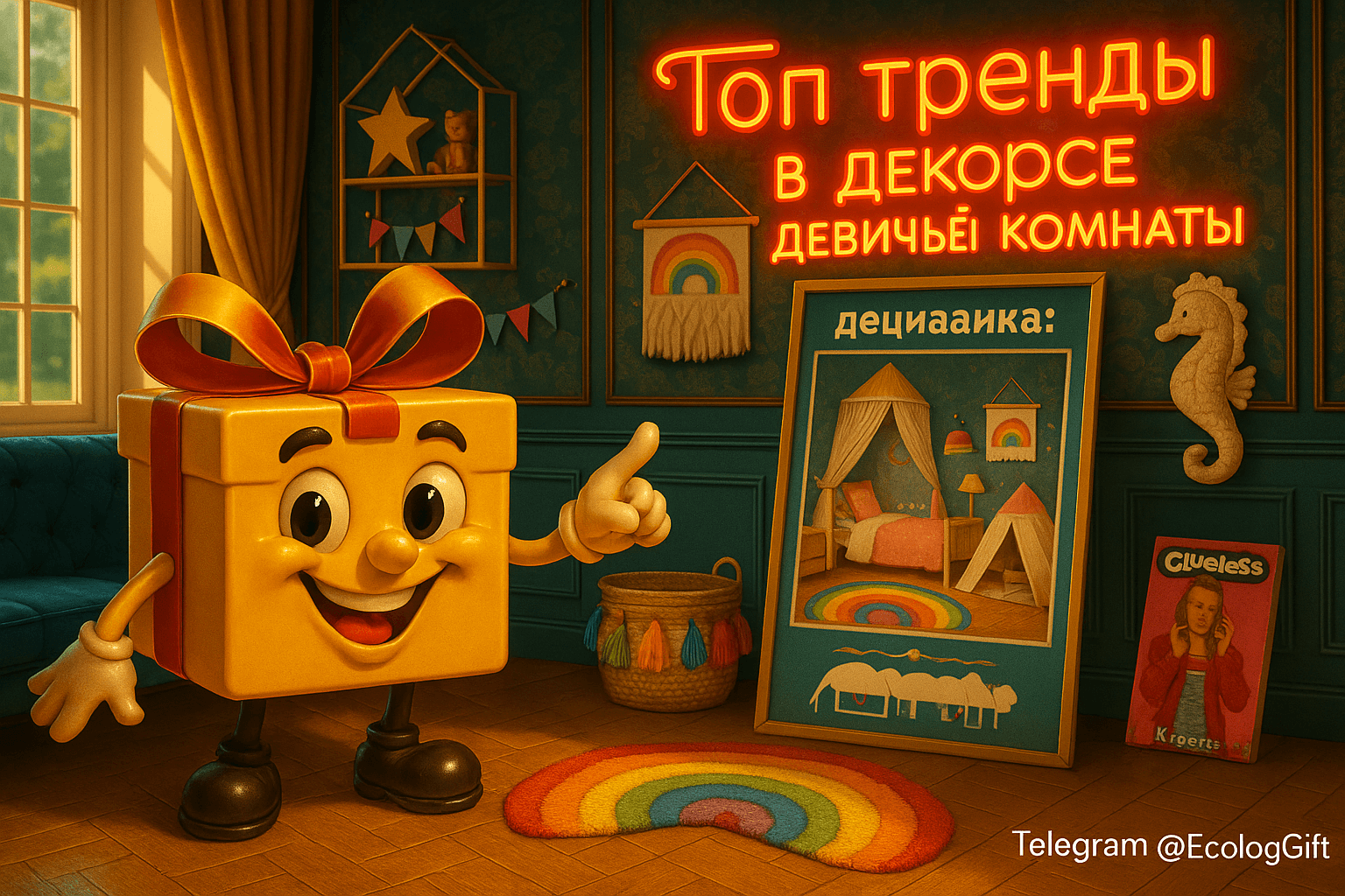 Тренды декора для комнаты девочки — 10 идей