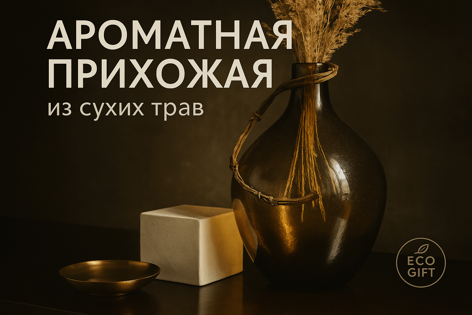 Тёплый коридор: сухие травы и ароматная гирлянда