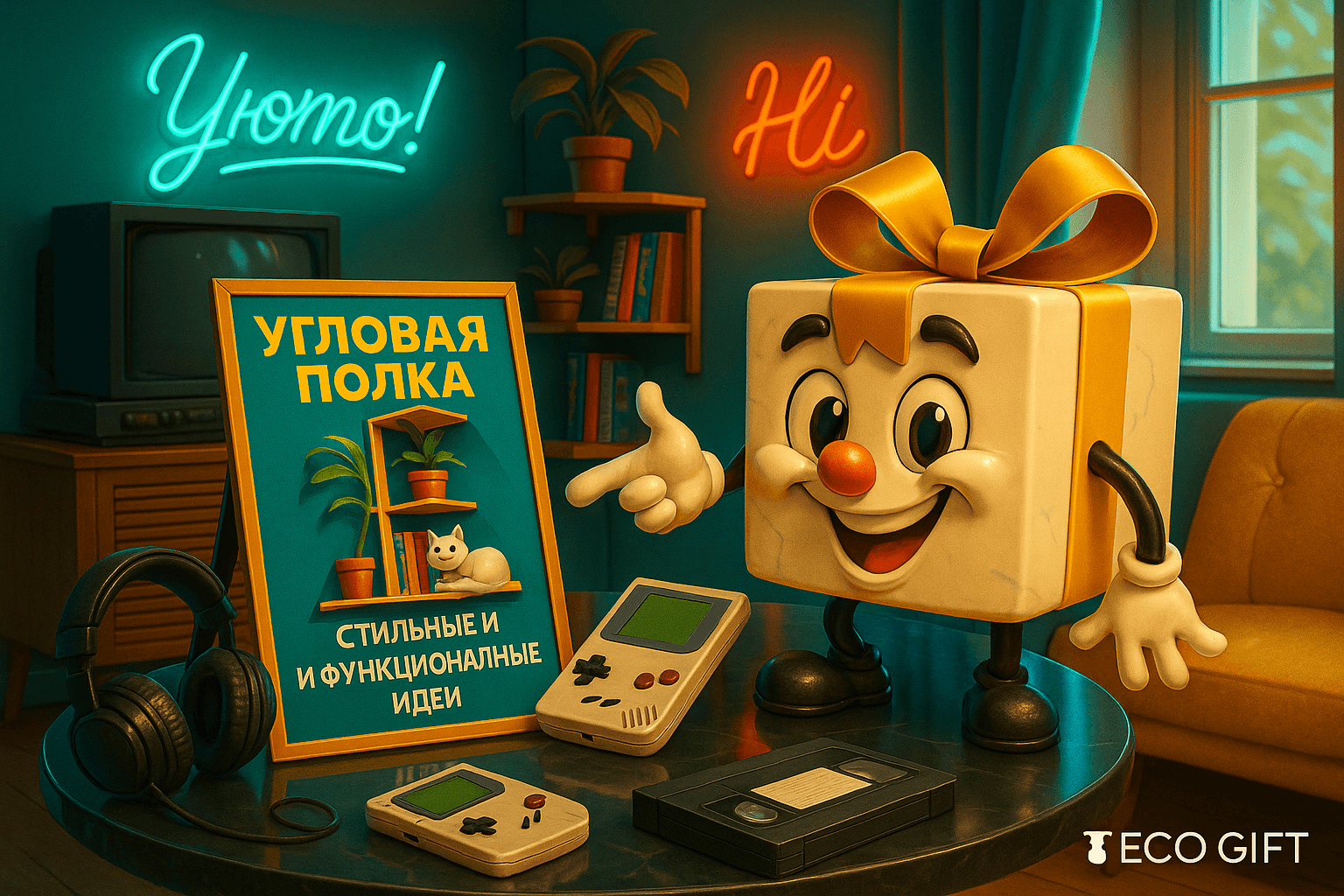 Угловая полка: стильные и функциональные идеи