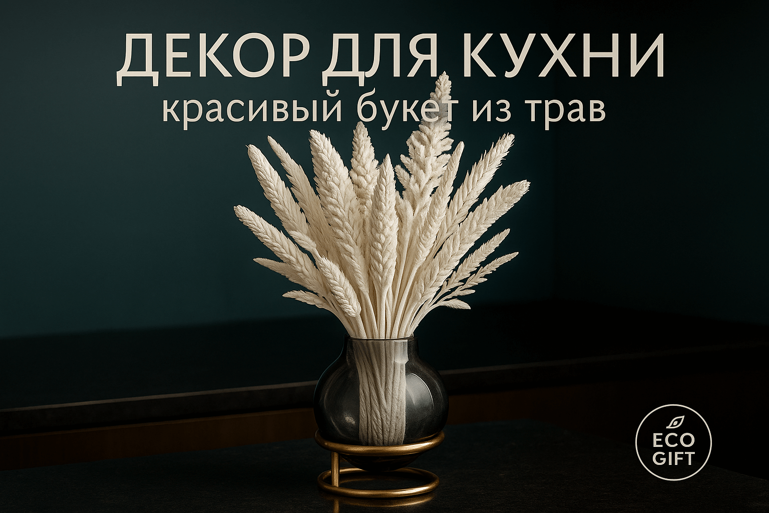 Декор для кухни: пошаговое создание букета из сухих трав