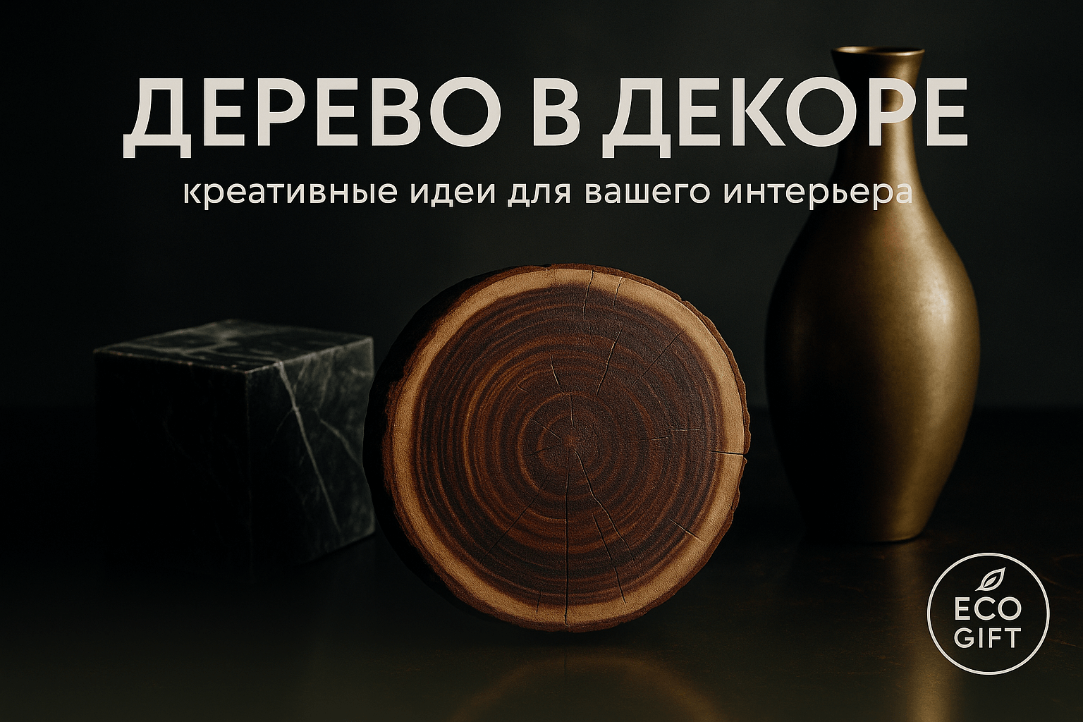 Дерево в композиции: идеи с органическими подносами