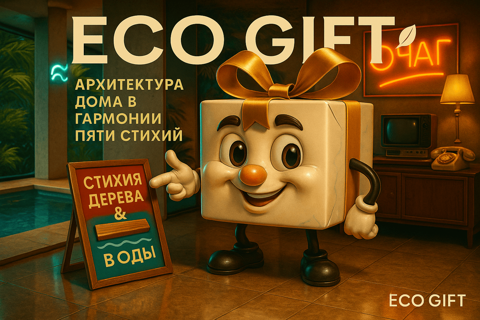 Дом, вдохновленный пятью элементами: гармония с природой