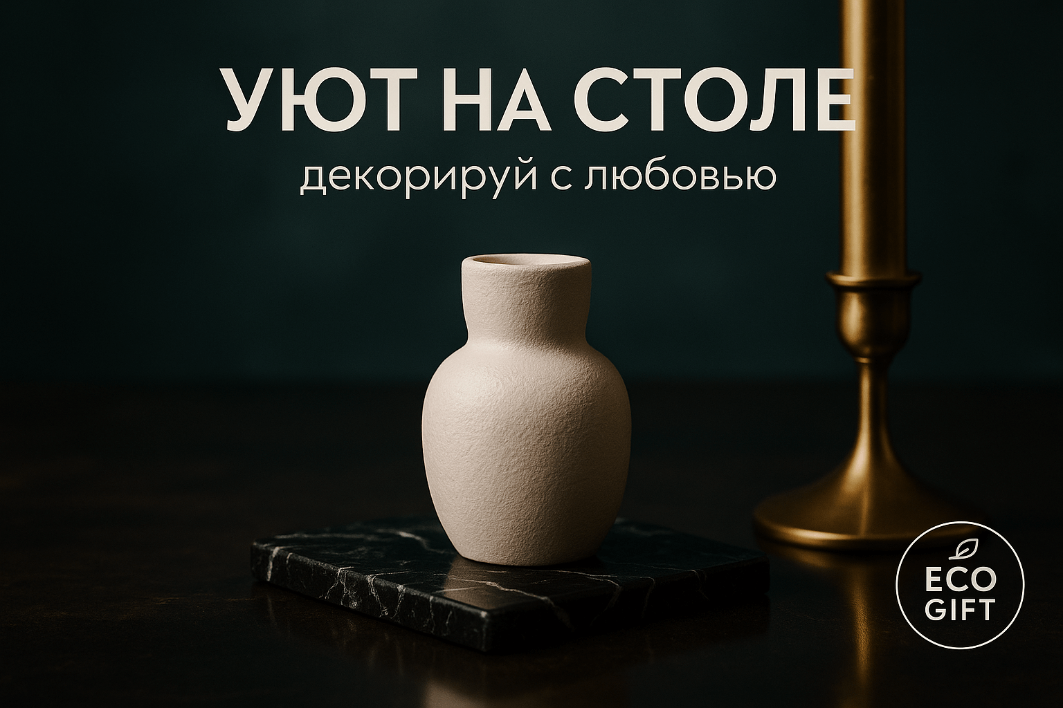 Гипсовые мини-вазочки и специи: уют на рабочем столе