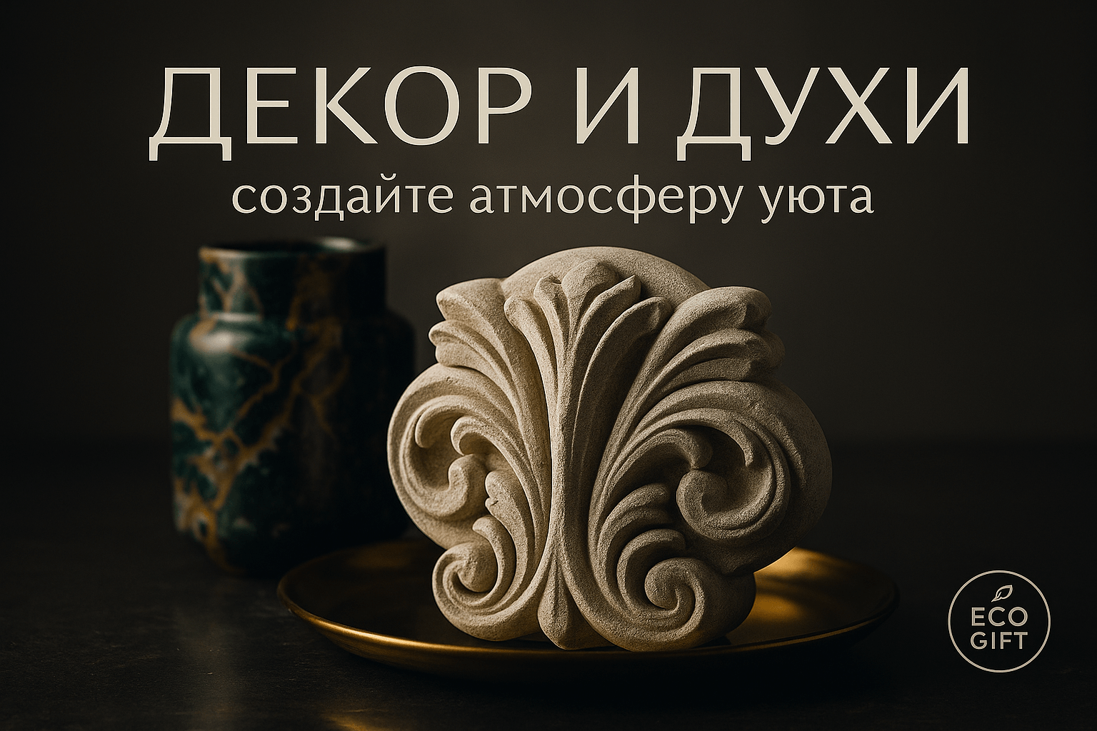 резной декор и душистый спрей для уютной ванной комнаты