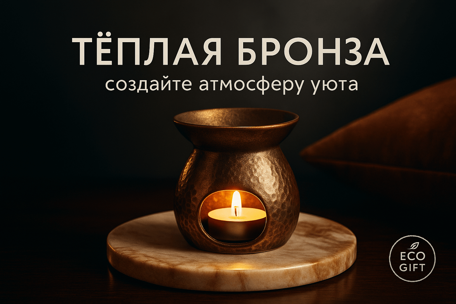 Тёплая бронза: как добиться уюта с арома-аксессуарами