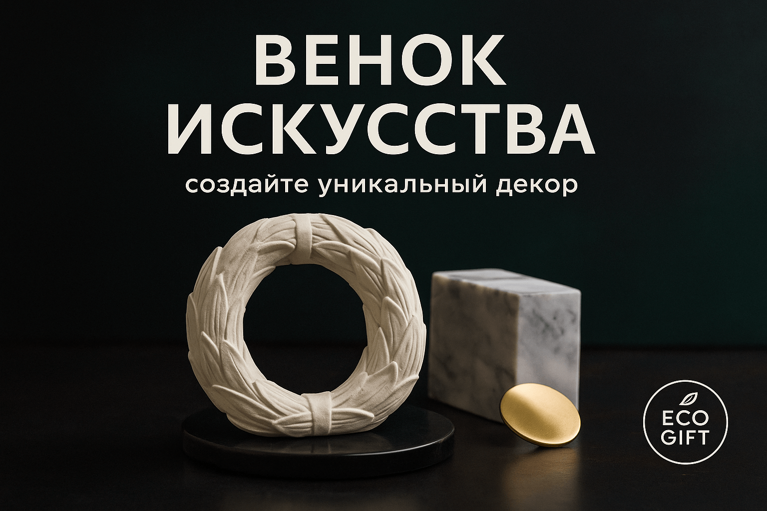 Венок на дверь: как создать шедевр из гипса и шишек