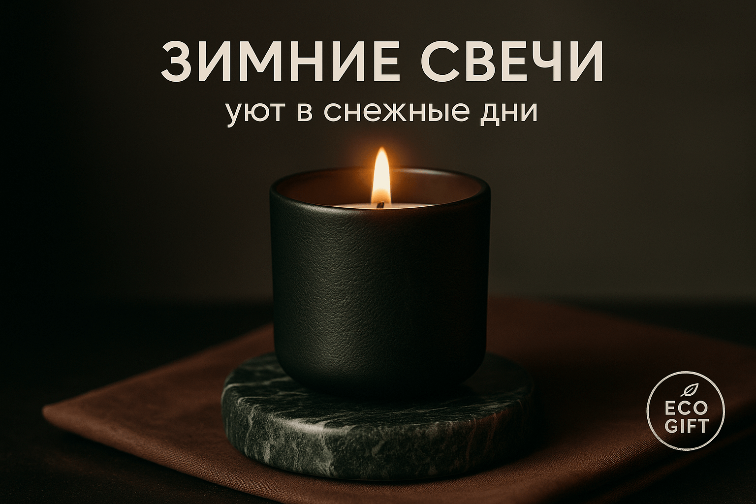 Ароматические свечи зимний лес: уют в снежные дни