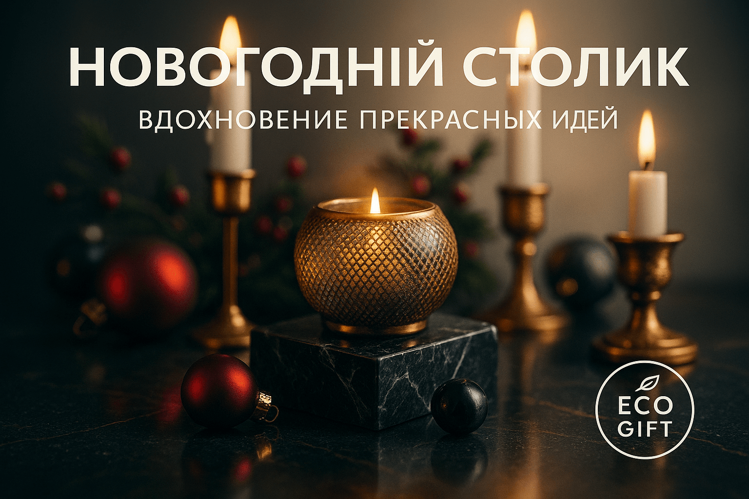 Новогодний столик: как украсить журнальный столик с декором