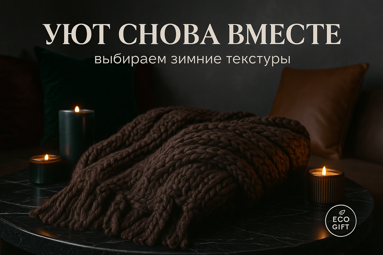 Плед: как выбрать зимние текстуры для новогодних арома-сочетаний