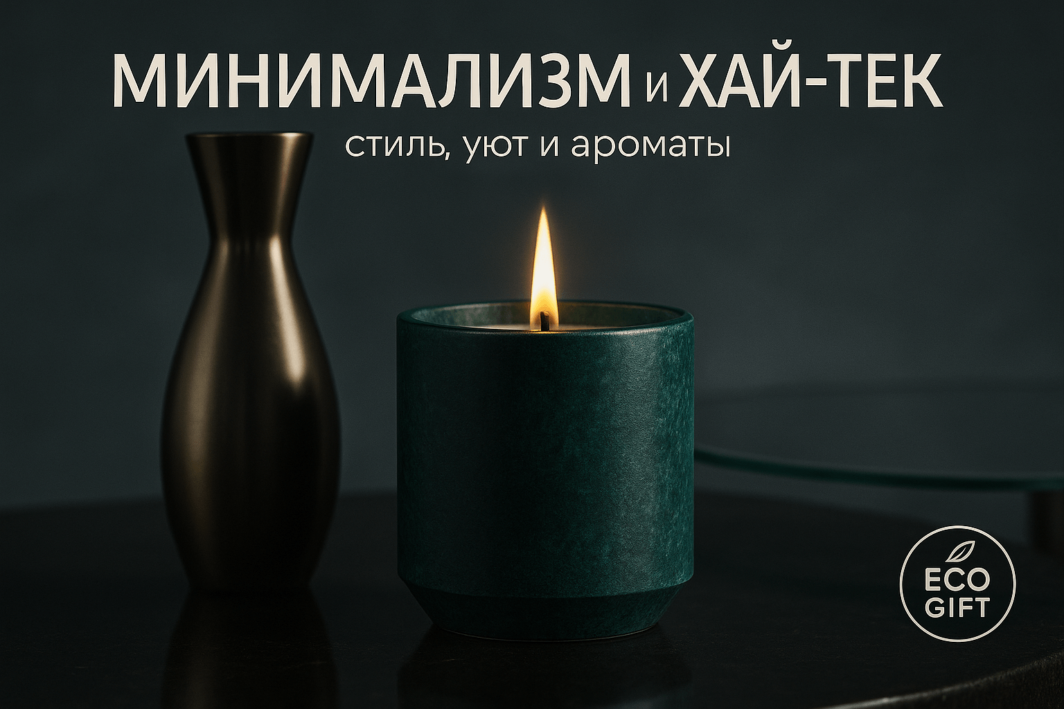 Серебристый хай-тек: минимализм и ароматы свечей