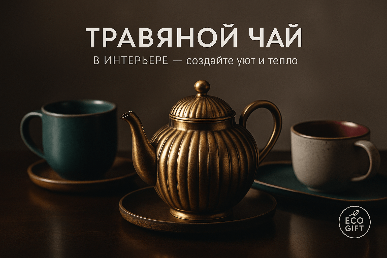 Травяной чай в интерьере: создаем уютную зимнюю кухню