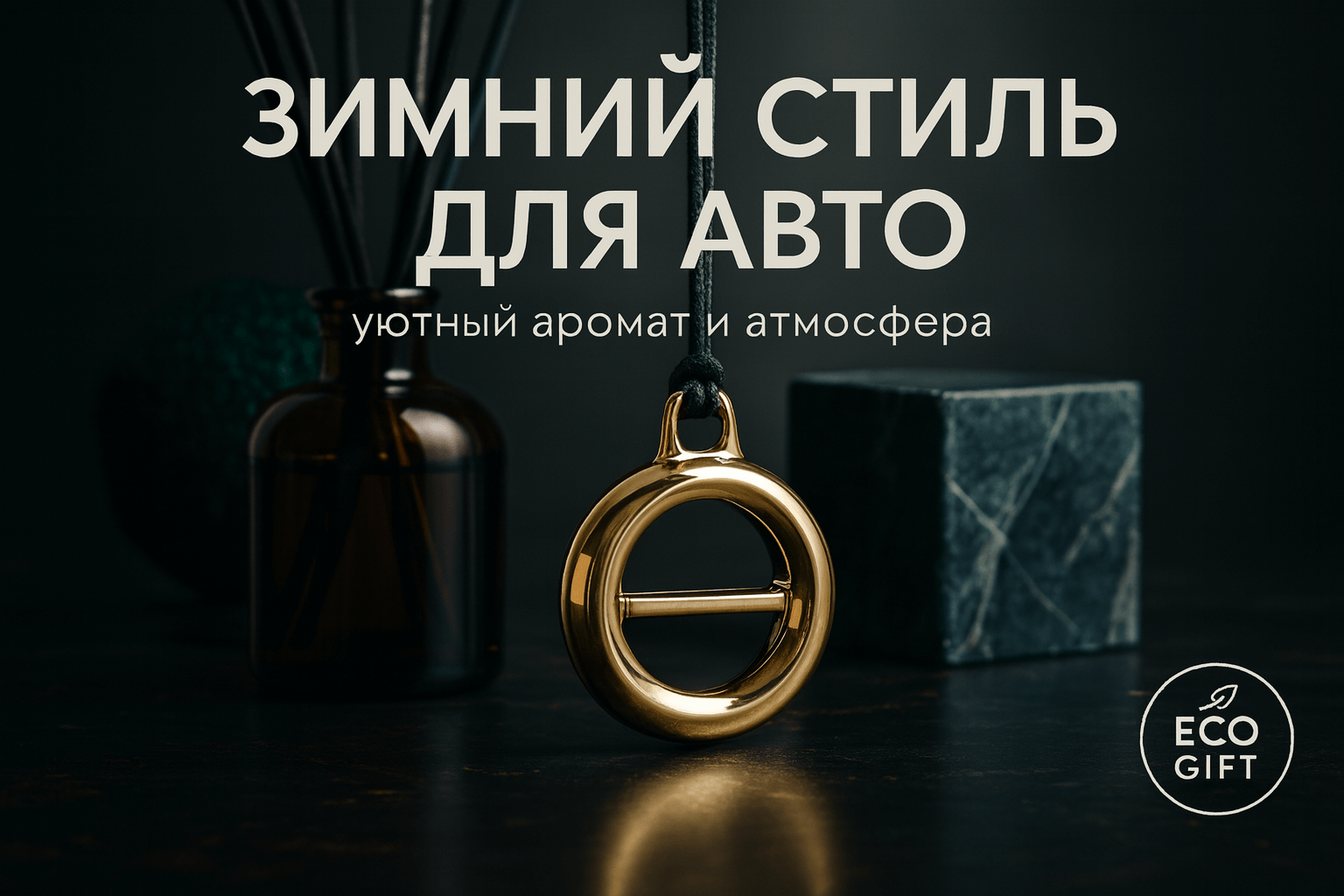 Арома-подвески для авто: зимний стиль и уют