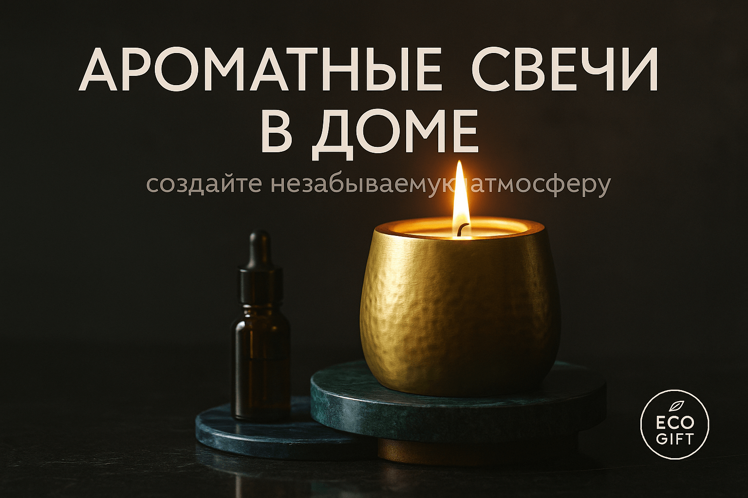 Арома-инсталляции: создаём праздничную атмосферу с настольными свечами