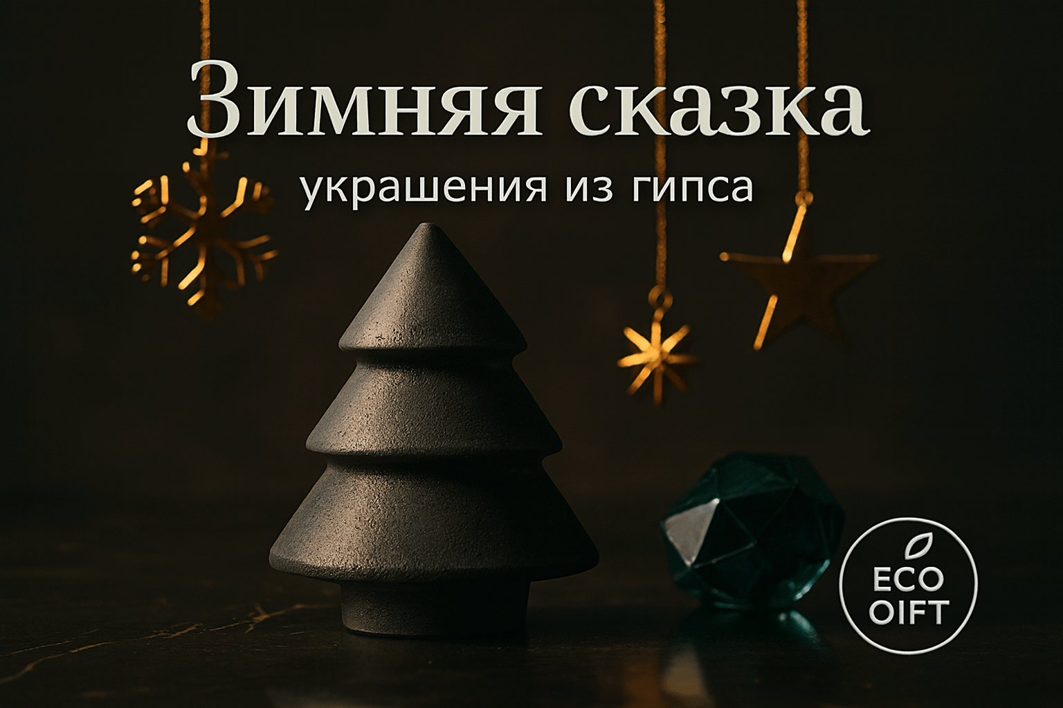 Гипсовые украшения: зимняя сказка для вашего интерьера